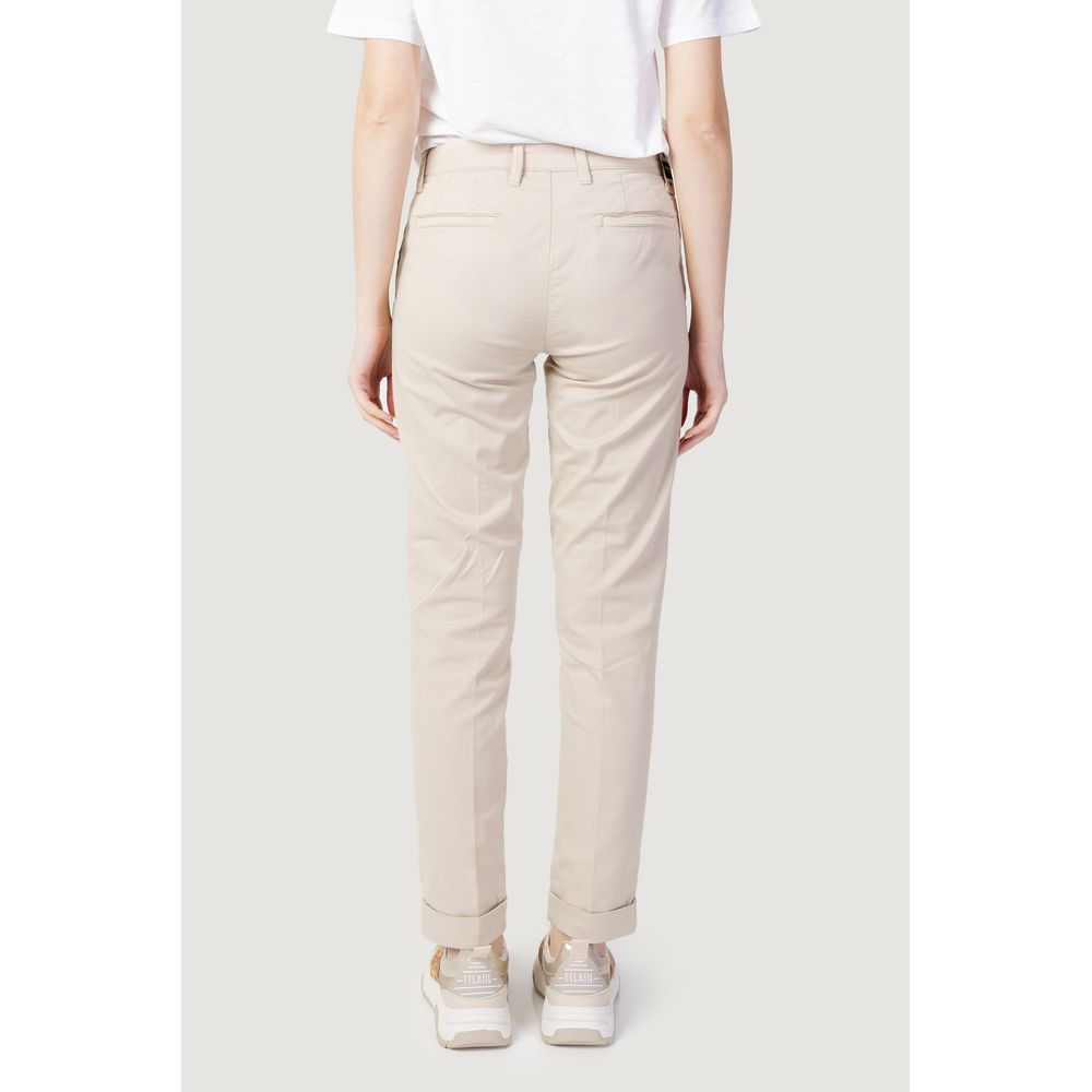 Jeans e pantaloni in cotone beige