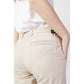 Jeans e pantaloni in cotone beige