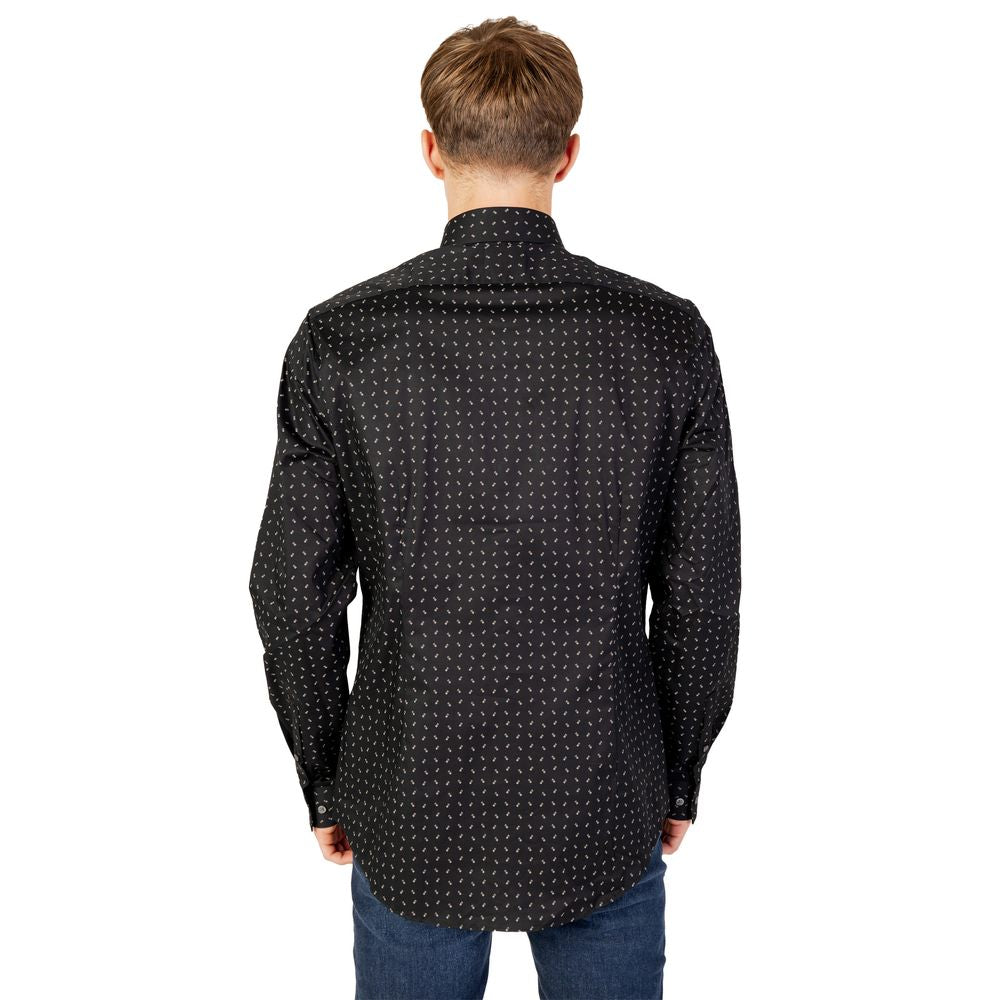 Camicia in cotone nero