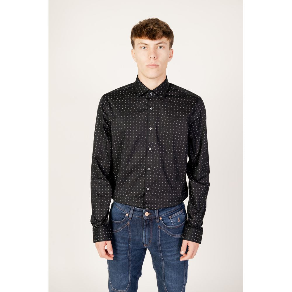 Camicia in cotone nero