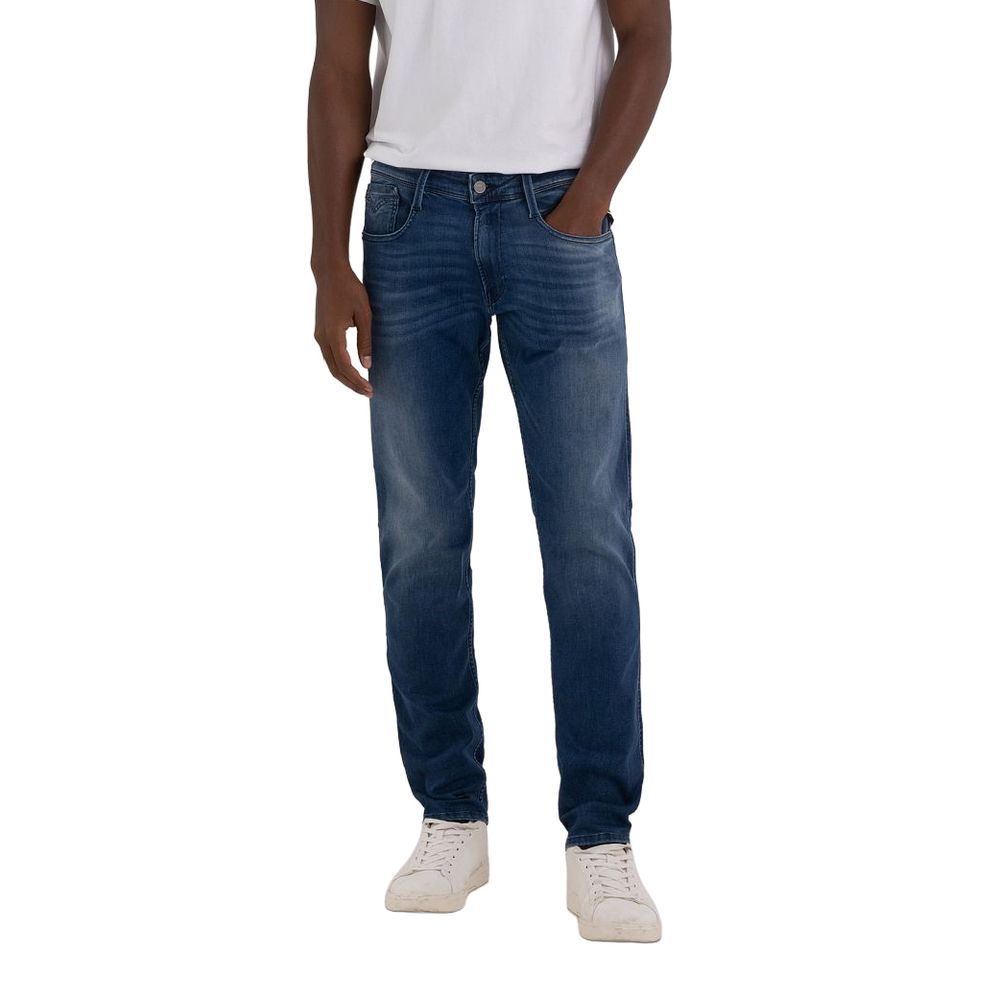 Blaue Jeans und Hose aus Baumwolle