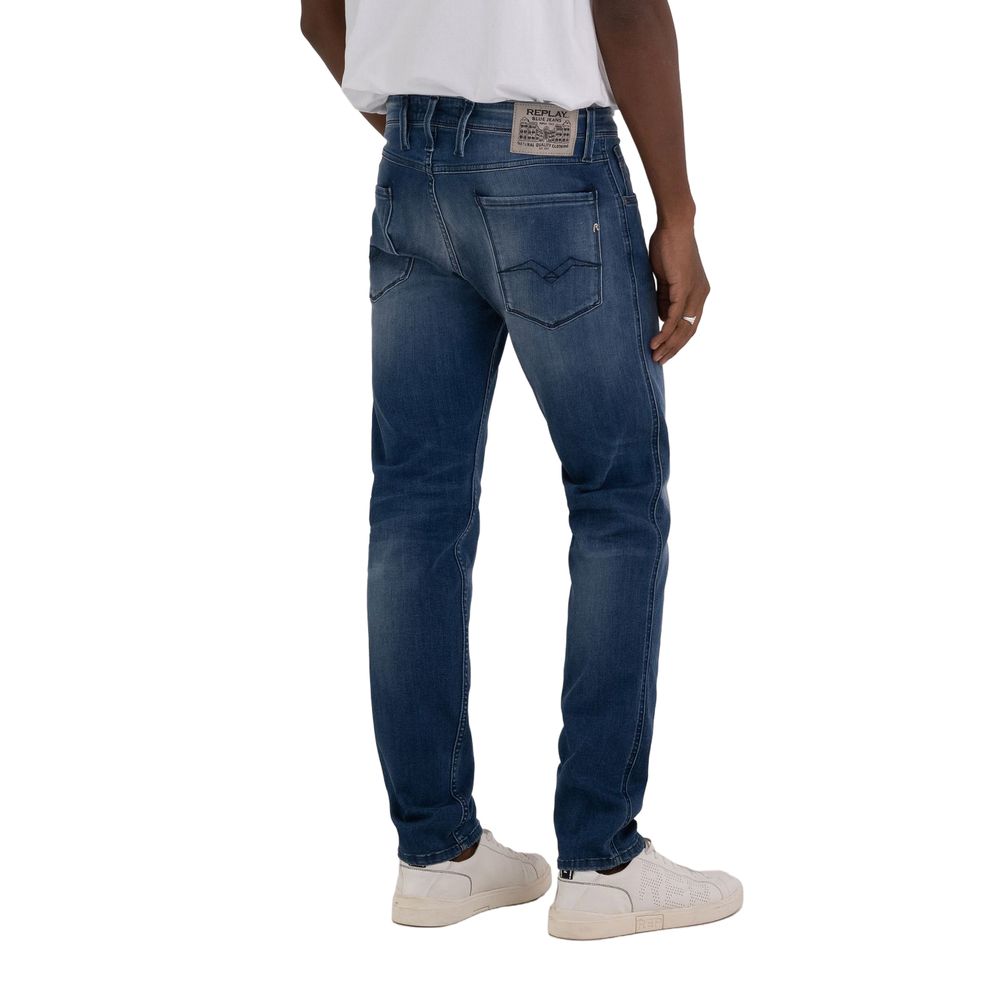 Blaue Jeans und Hose aus Baumwolle