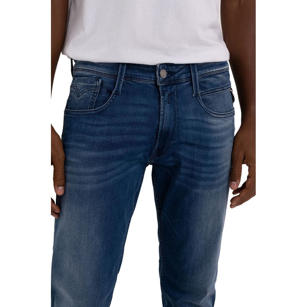 Blaue Jeans und Hose aus Baumwolle