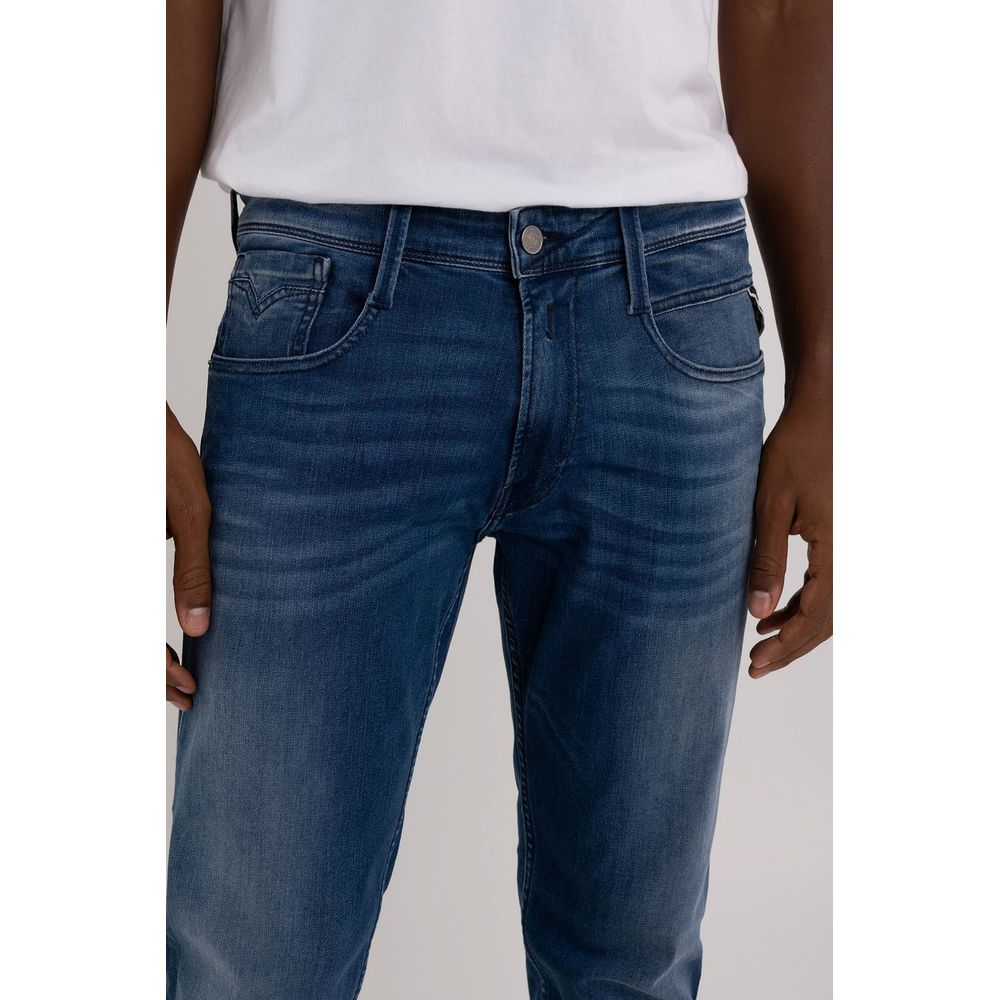 Blaue Jeans und Hose aus Baumwolle