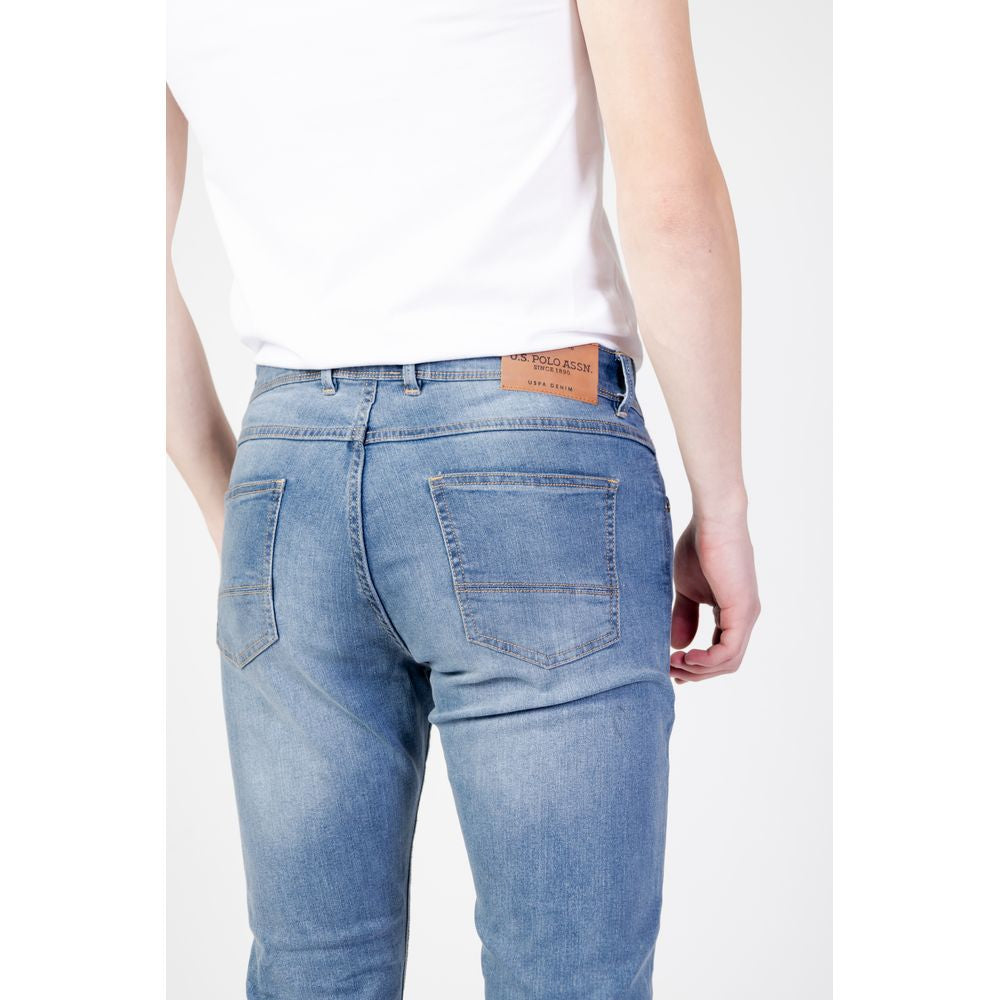 Blaue Jeans und Hose aus Baumwolle