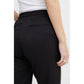 Black Polyester Jeans & Pant