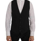 Sleek Striped Waistcoat Vest