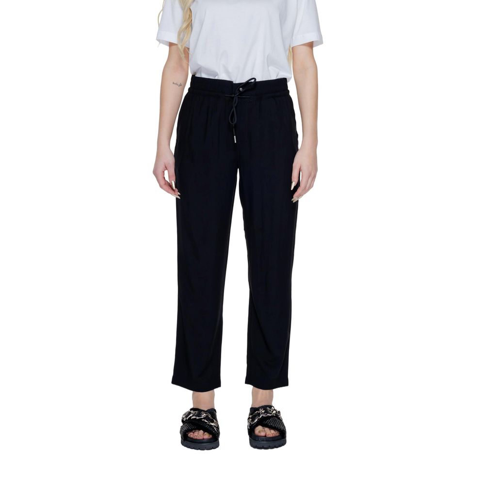 Jeans e pantaloni in viscosa nera
