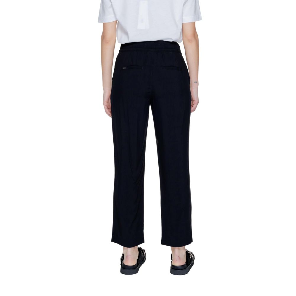 Jeans e pantaloni in viscosa nera