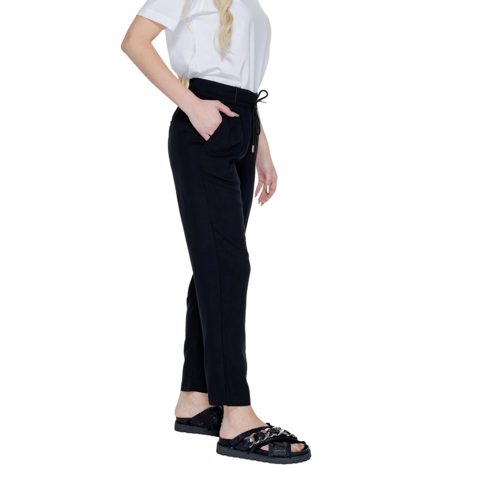 Jeans e pantaloni in viscosa nera