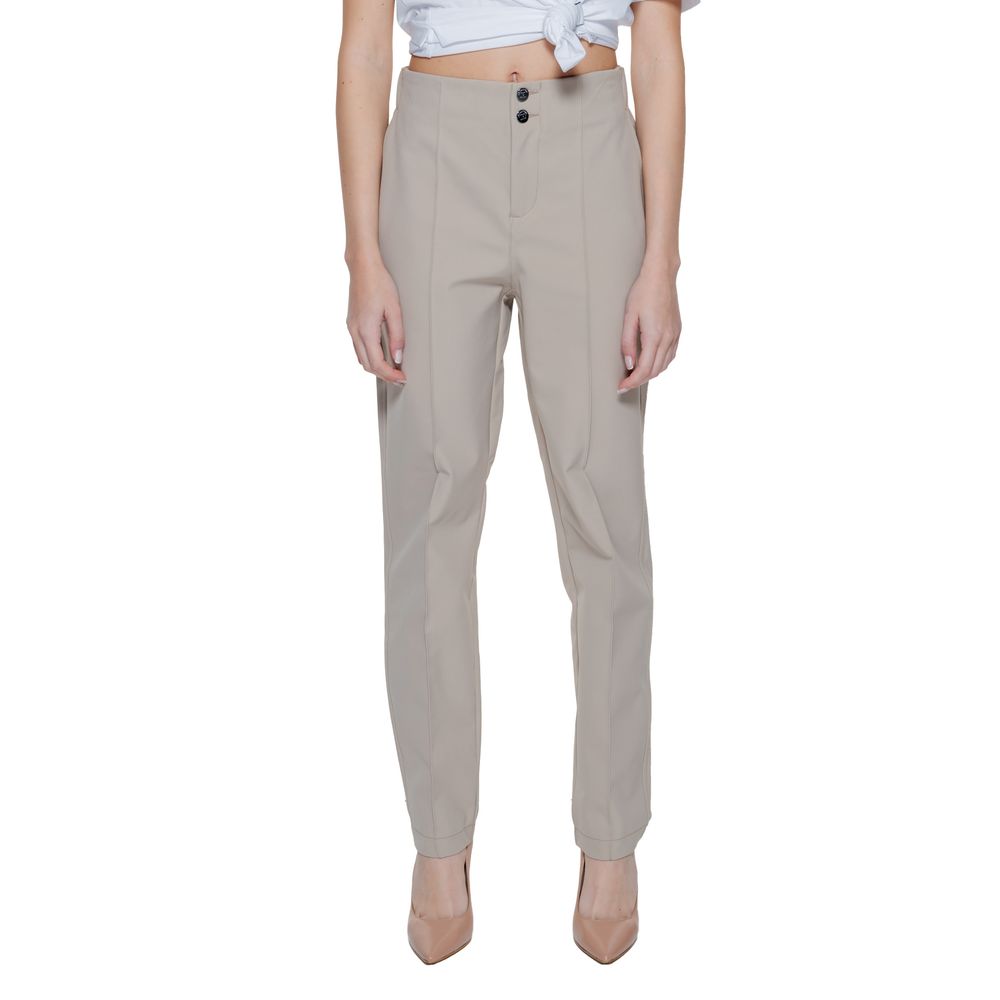 Jeans e pantaloni in poliammide beige