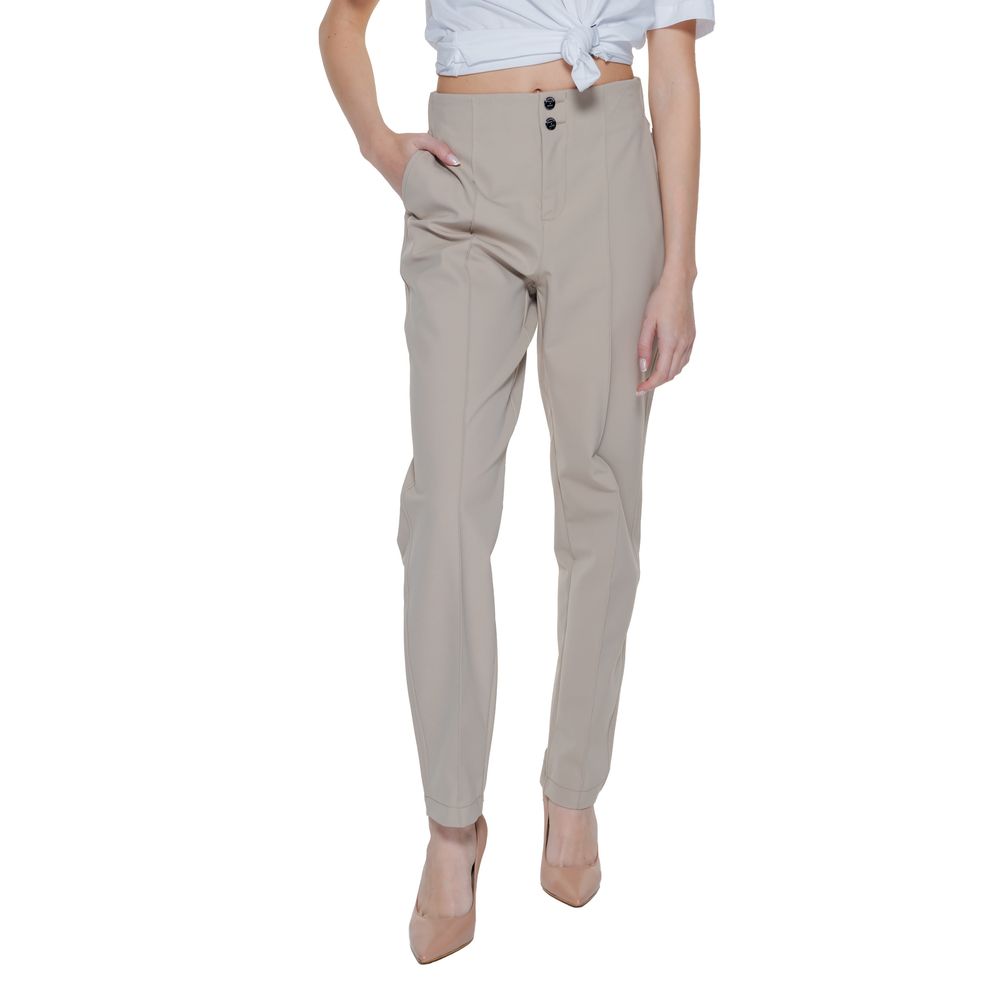 Jeans e pantaloni in poliammide beige