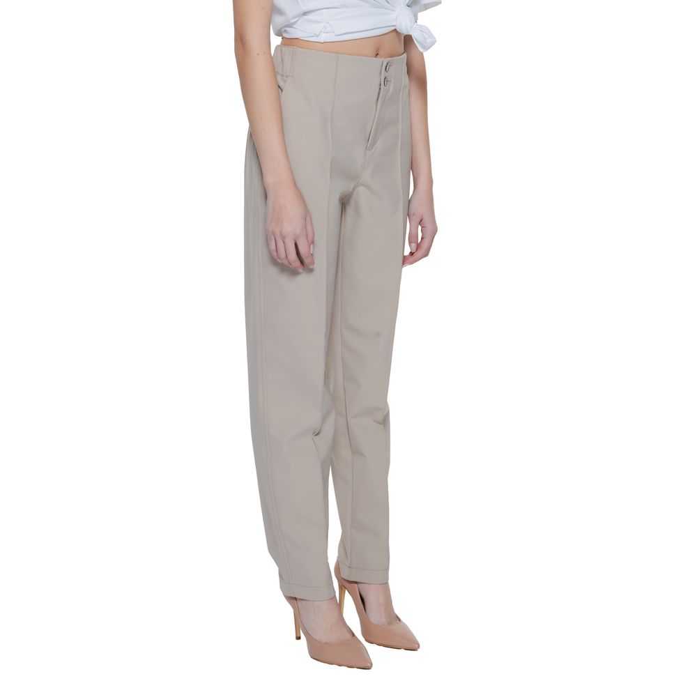 Jeans e pantaloni in poliammide beige
