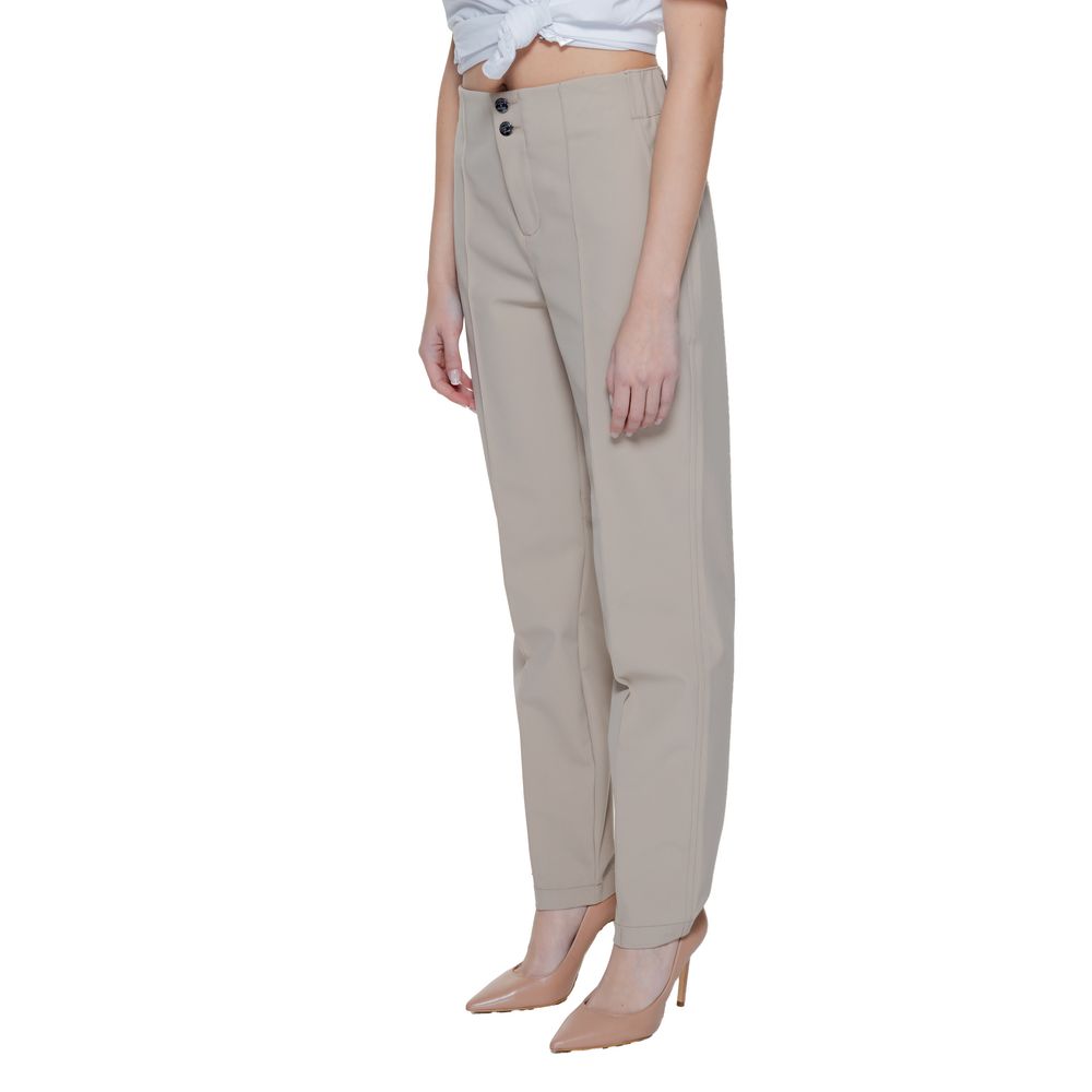 Jeans e pantaloni in poliammide beige