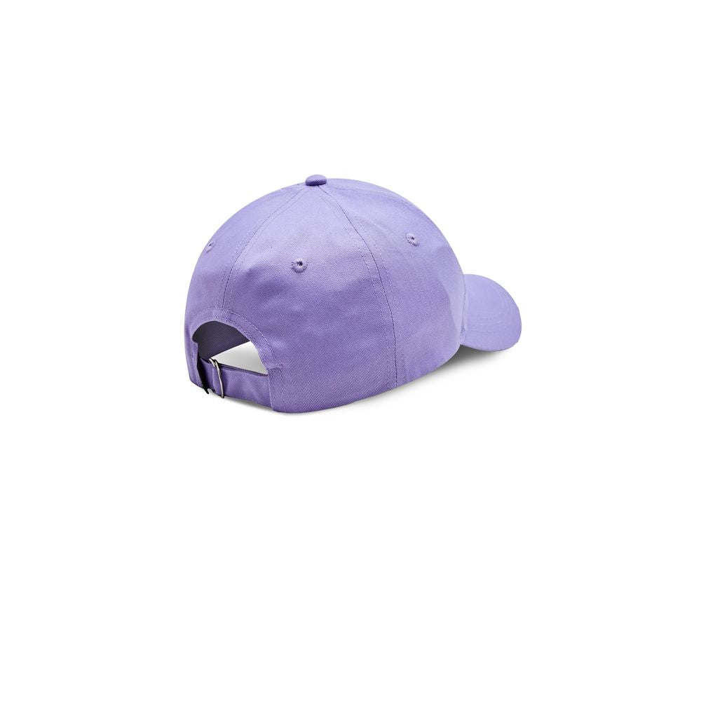 Purple Cotton Cotton Hat