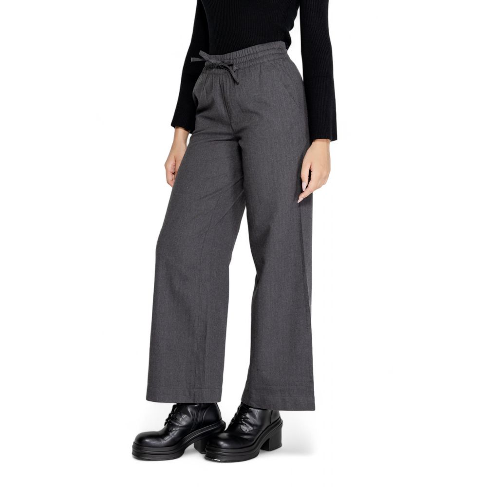 Graue Jeans und Hose aus Baumwolle