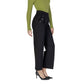 Schwarze Viskose-Jeans und -Hose