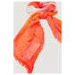 Orange Polyester Scarf