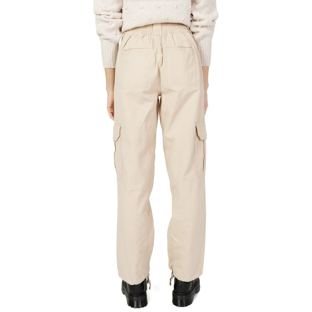 Jeans e pantaloni in cotone beige