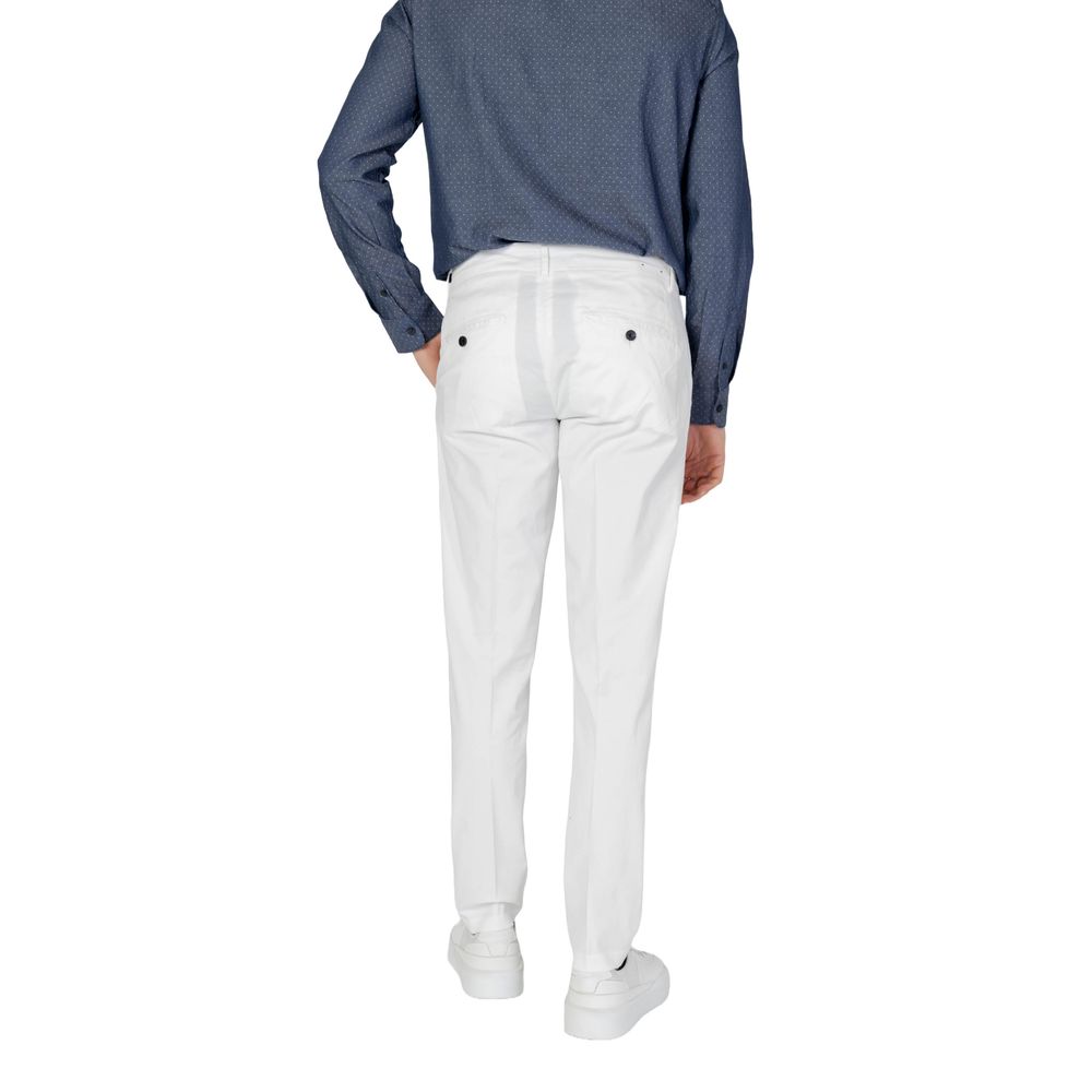 Cremefarbene Jeans und Hose aus Baumwolle