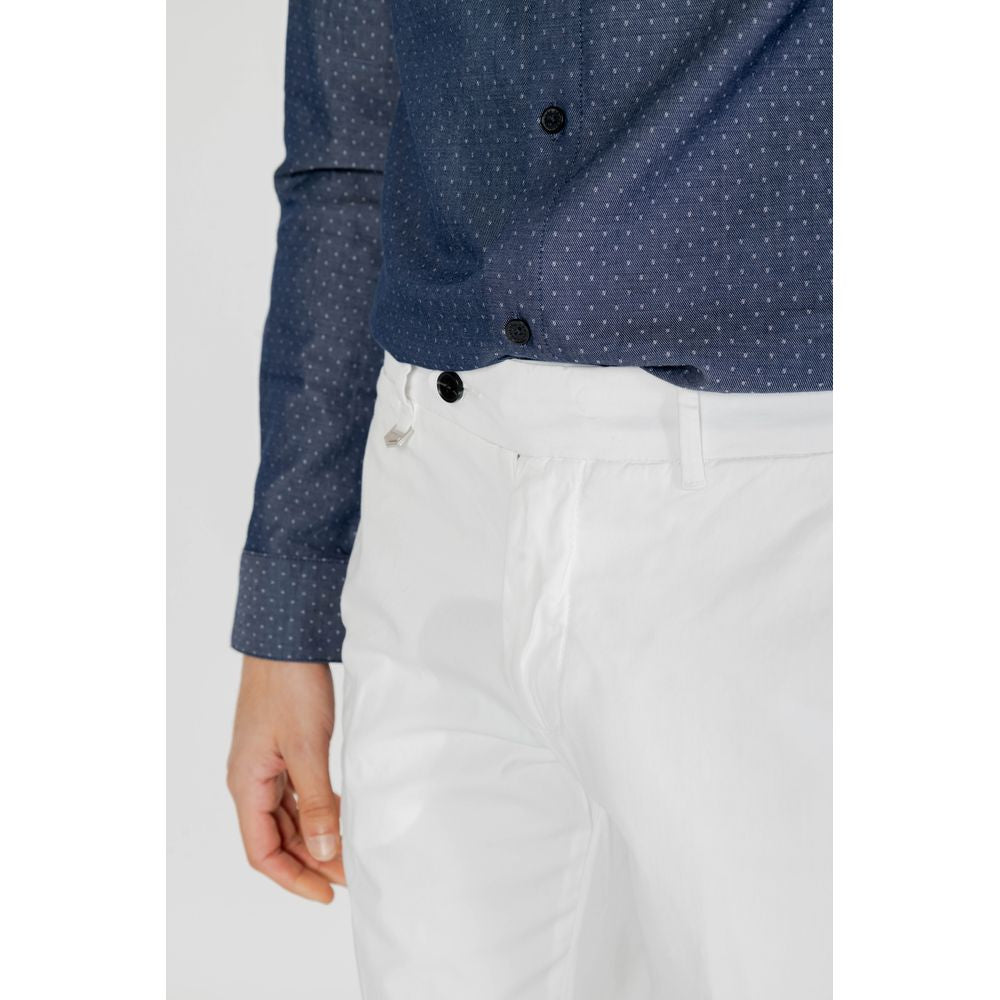 Cremefarbene Jeans und Hose aus Baumwolle