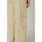 Jeans e pantaloni in cotone beige