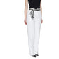 White Polyester Jeans & Pant