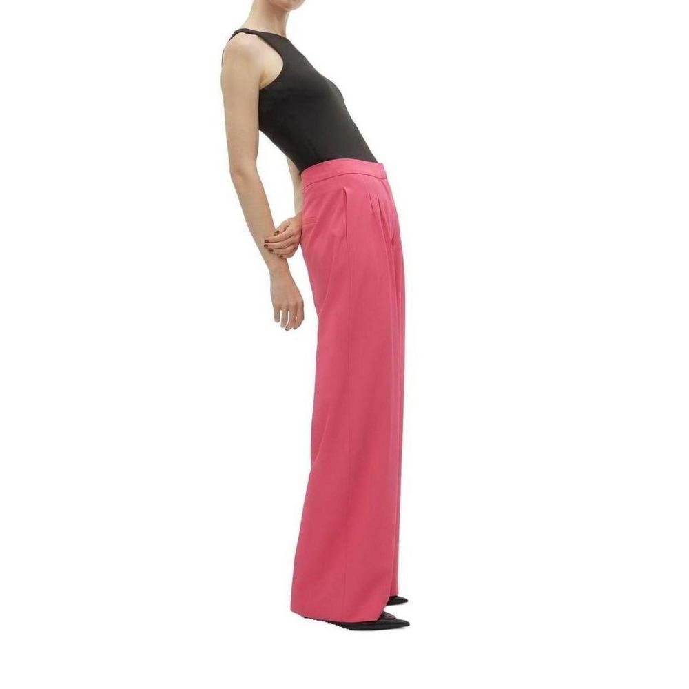 Rosa Polyester Jeans &amp; Hose