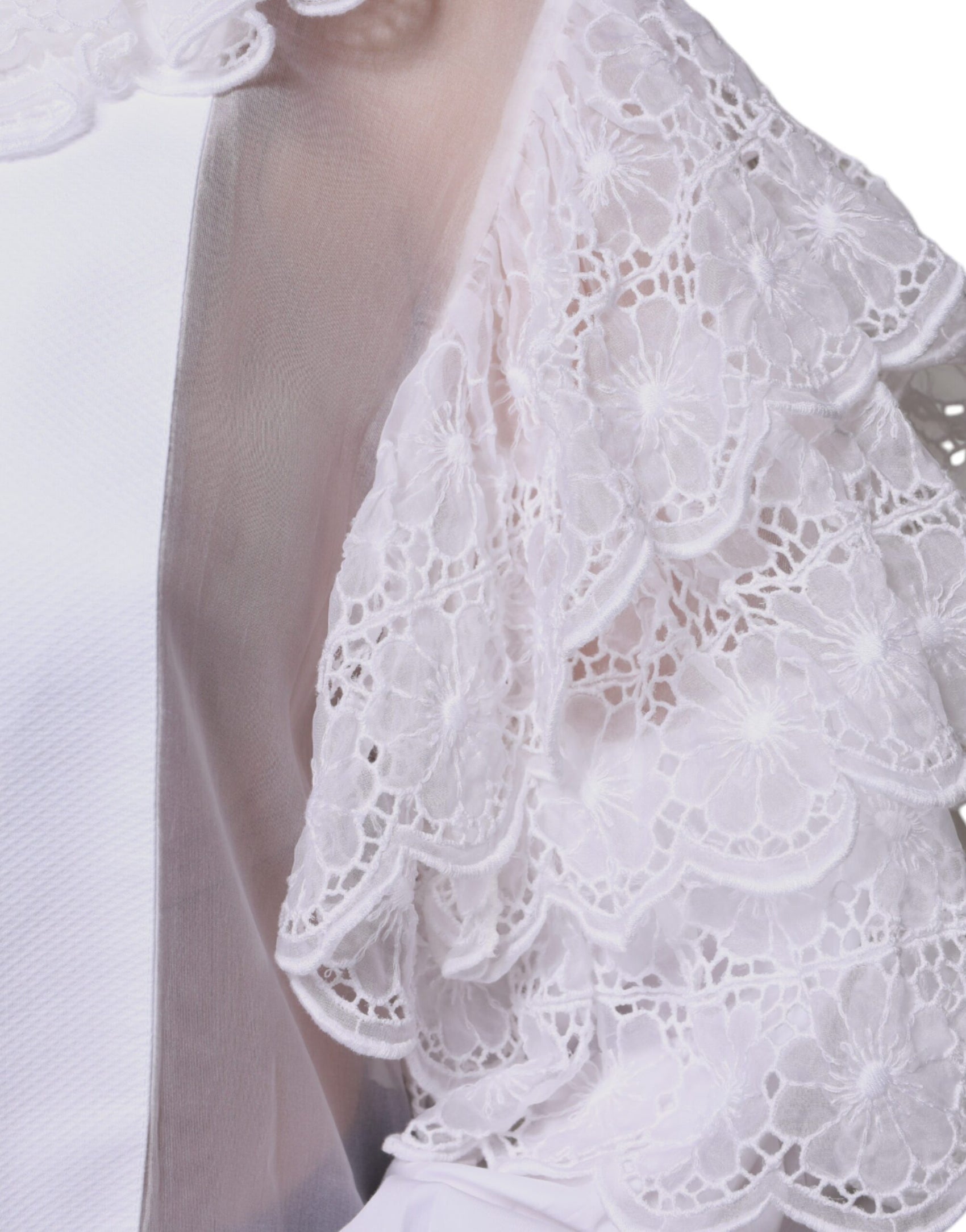 Camicia in popeline di cotone bianco, camicetta e top