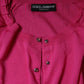 Maglione cardigan con bottoni in lana rosa