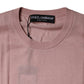 Canotta senza maniche in maglia di cashmere rosa