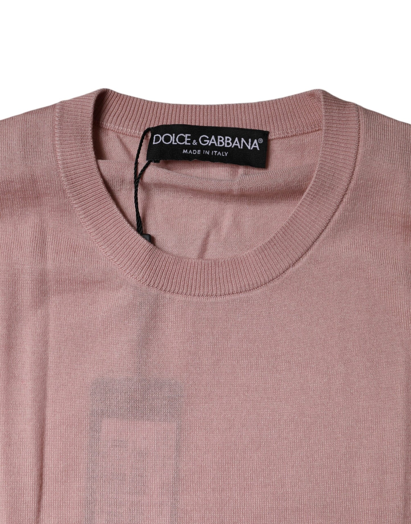 Canotta senza maniche in maglia di cashmere rosa
