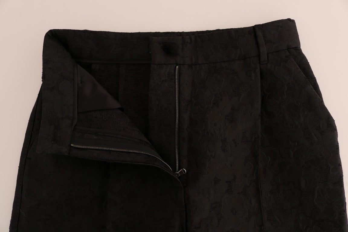 Pantaloni Capri eleganti a vita alta