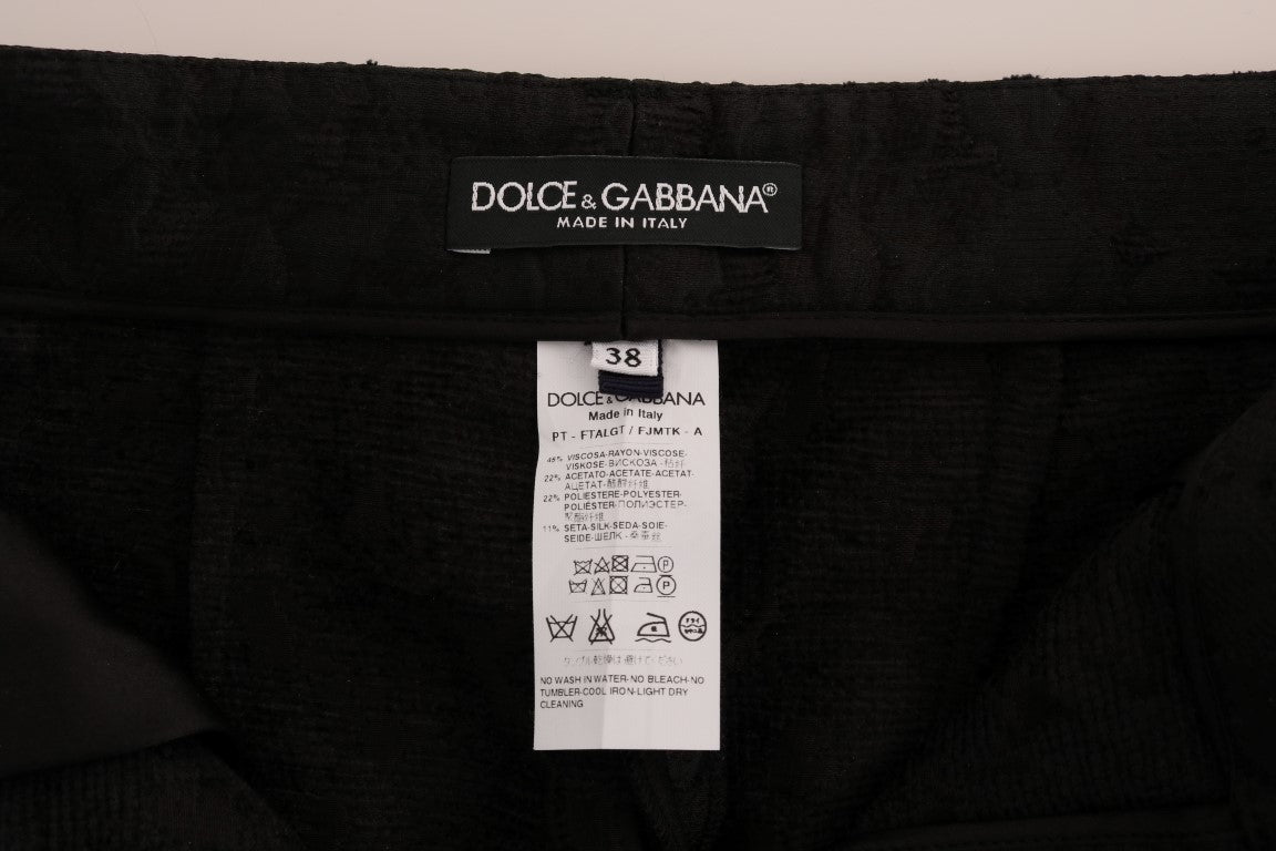 Pantaloni Capri eleganti a vita alta