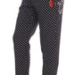 Pantaloni eleganti con pois decorati