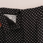 Pantaloni eleganti con pois decorati