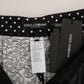 Pantaloni eleganti con pois decorati