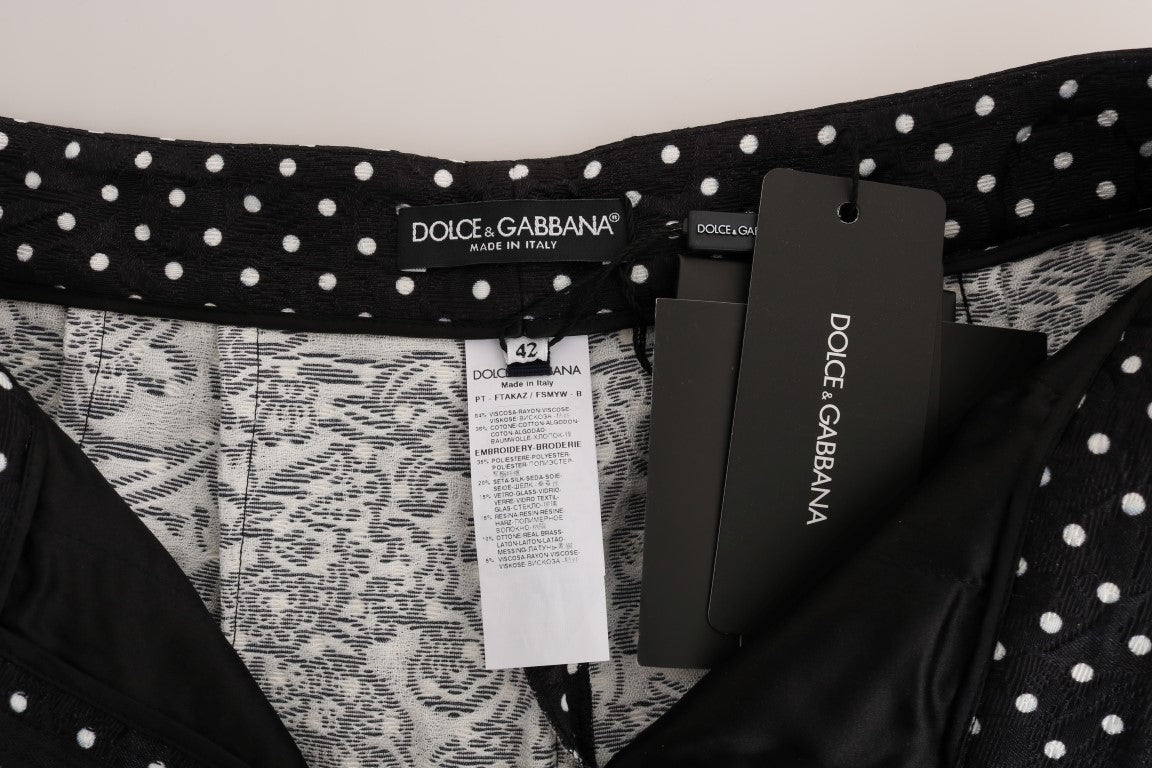 Elegante Hose mit Polka Dot-Verzierung