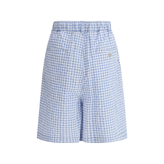 Shorts Vichy al ginocchio