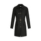 Black Polyester Jackets & Coat