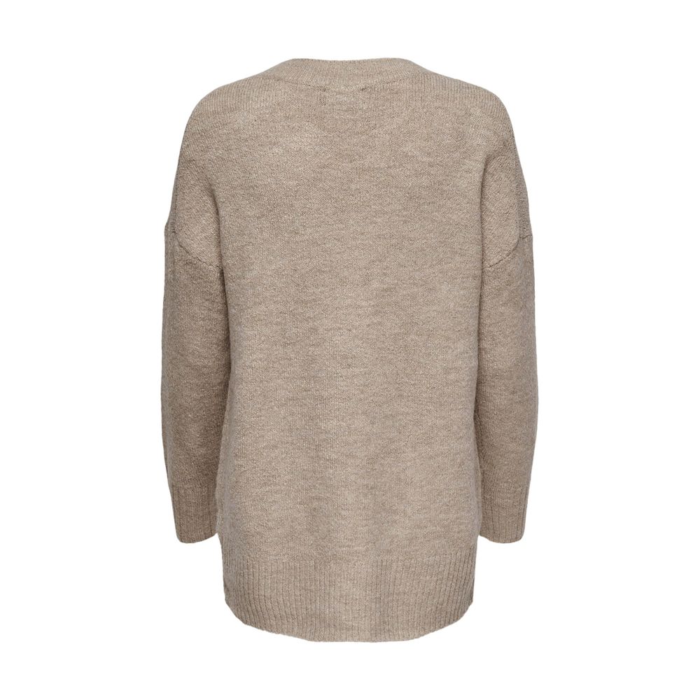 Maglione in acrilico beige