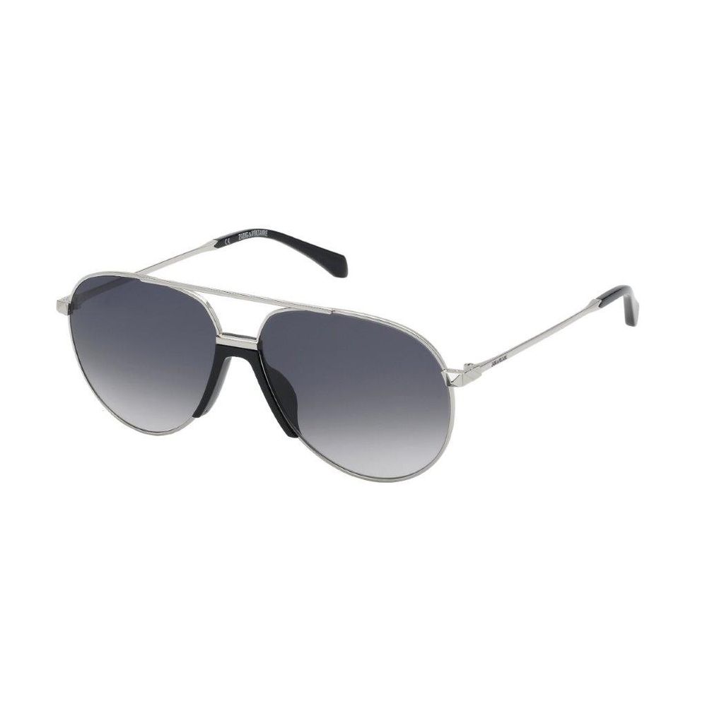 Gray Metal Sunglasses