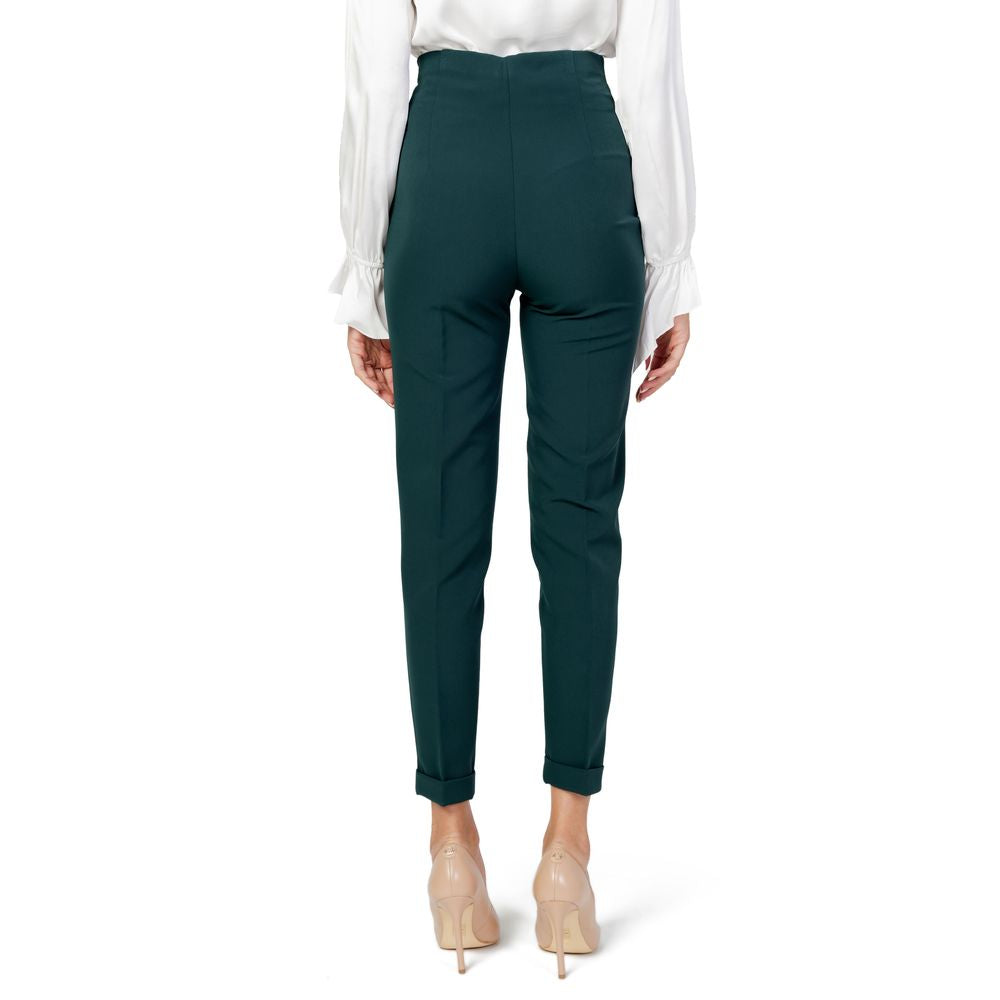 Grüne Polyester Jeans &amp; Hose