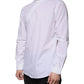 Weißes Slim Fit MARTINI-Hemd aus Baumwolle