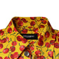 Gelbes Cherry Button Down Herren Freizeithemd