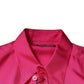 Rosa Herrenhemd mit Button-Down-Kragen aus Seide