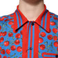 Blue Cherry Freizeithemd aus Baumwolle mit Knopfleiste
