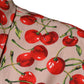 Beige Cherry Button Down Herren Freizeithemd