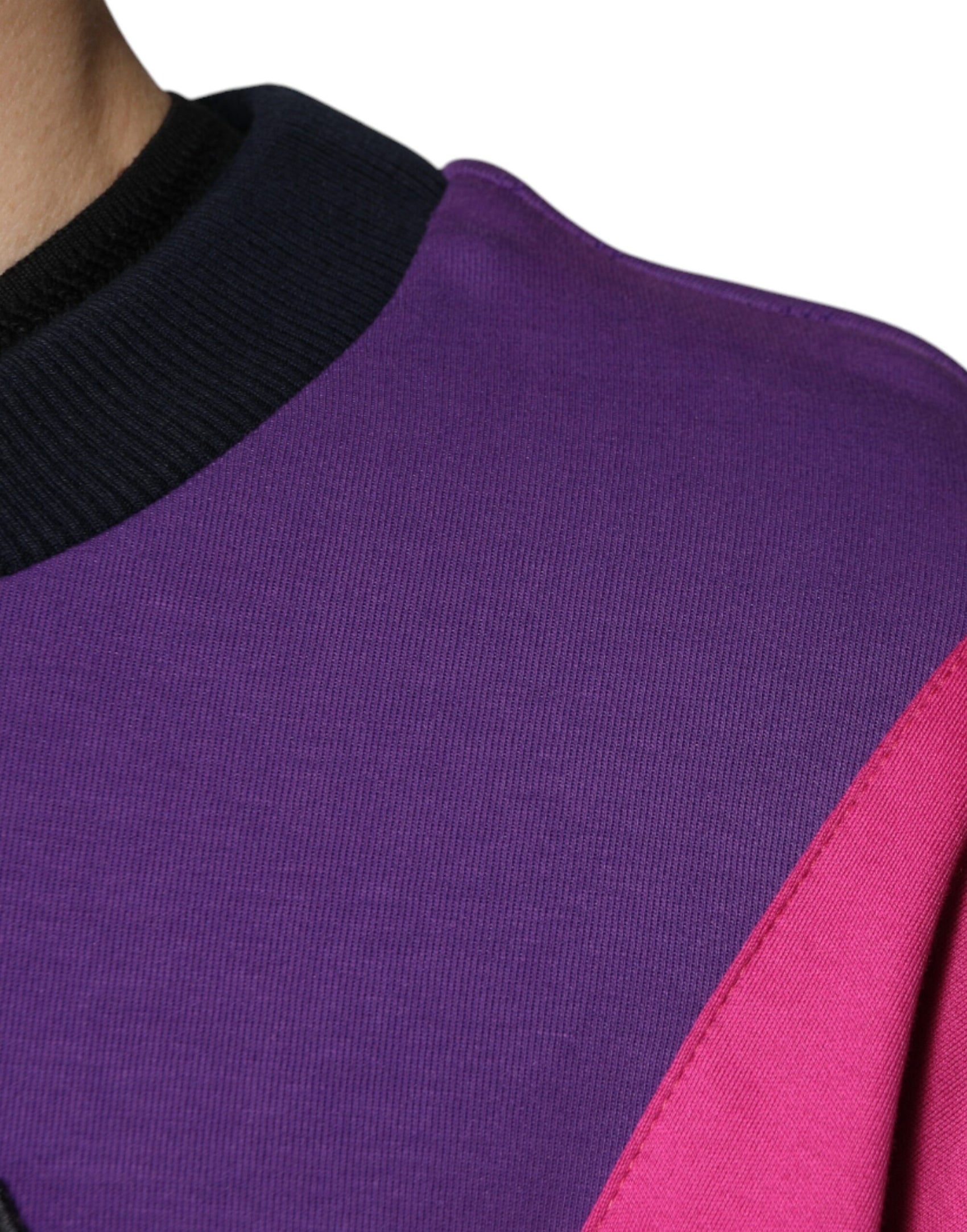 Mehrfarbiger Herren-Sweatshirtpullover mit Rundhalsausschnitt