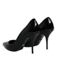 Black Patent Leather High Heels Pumps Shoes